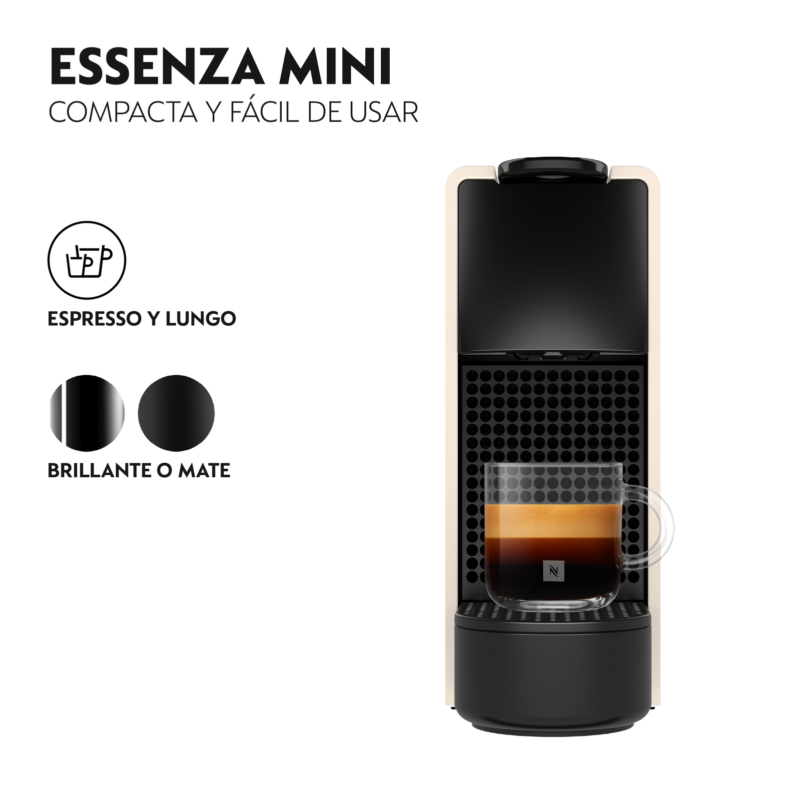 Essenza Mini compacta y facil de usar.