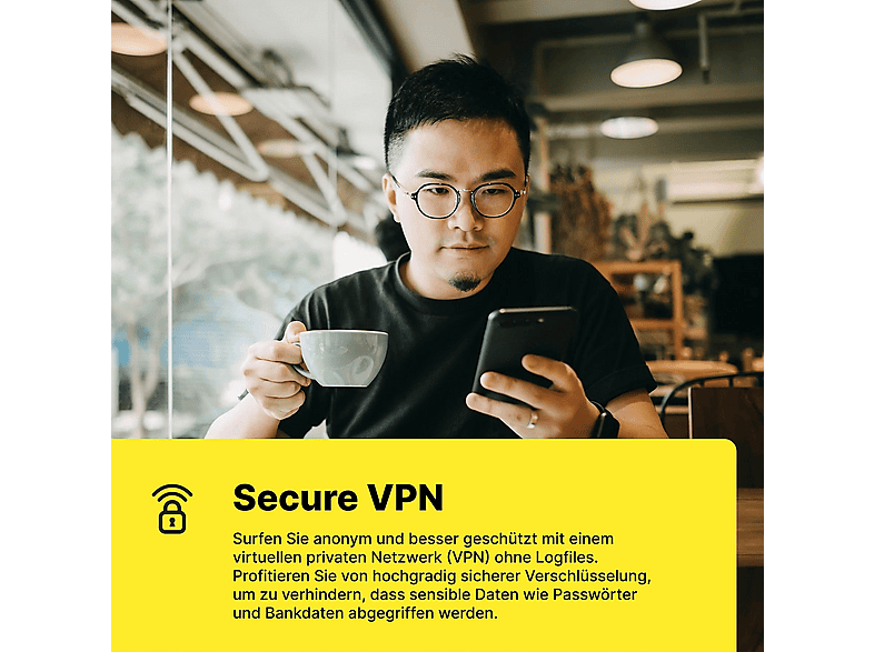 Norton VPN Ultimate für 10 Geräte & 1 Jahr - (PC, iOS, MAC, Android) [Download Code]; Electronic Software Download — Foto 5 von 5