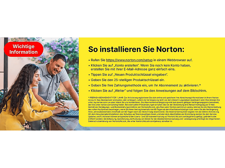 Norton VPN Standard für 1 Gerät & 1 Jahr - (PC, iOS, MAC, Android) [Download Code]; Electronic Software Download — Foto 2 von 2