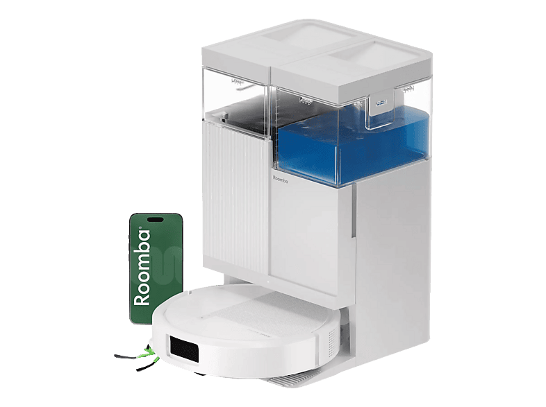 IROBOT Roomba Plus 515 Combo Saug‑/Wischroboter + AutoWash™ Dock