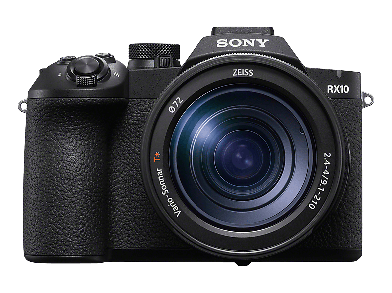 SONY RX10V Kompaktkamera, High-Zoom, KI-Autofokus, 4K Videos, Schwarz