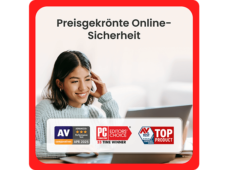 McAfee Total Protection 5 Geräte 1 Jahr für Windows, macOS, Android, iOS, ChromeOS [Download Code]; Electronic Software Download — Foto 4 von 5