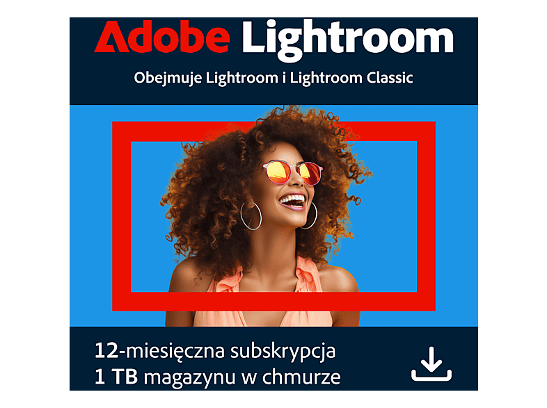 Kod aktywacyjny ADOBE Program Lightroom 12 miesięcy