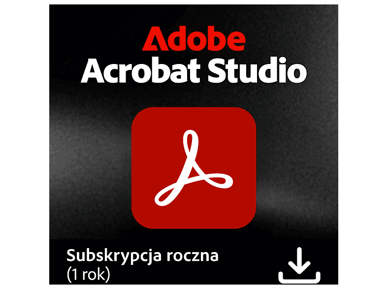 Kod aktywacyjny ADOBE Program Acrobat Studio 12 miesięcy