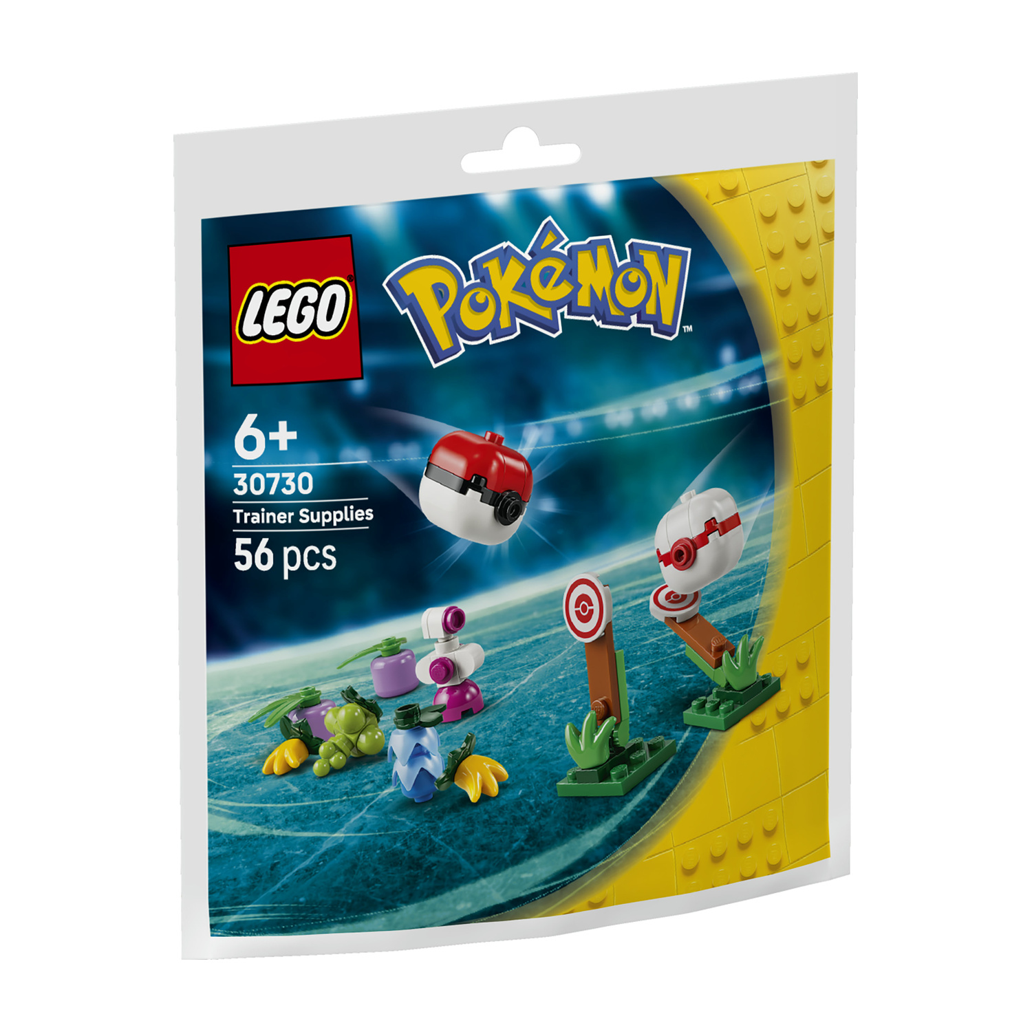 Set LEGO Pokémon "Forniture da Allenatore" da 56 pezzi con Poké Ball e accessori.