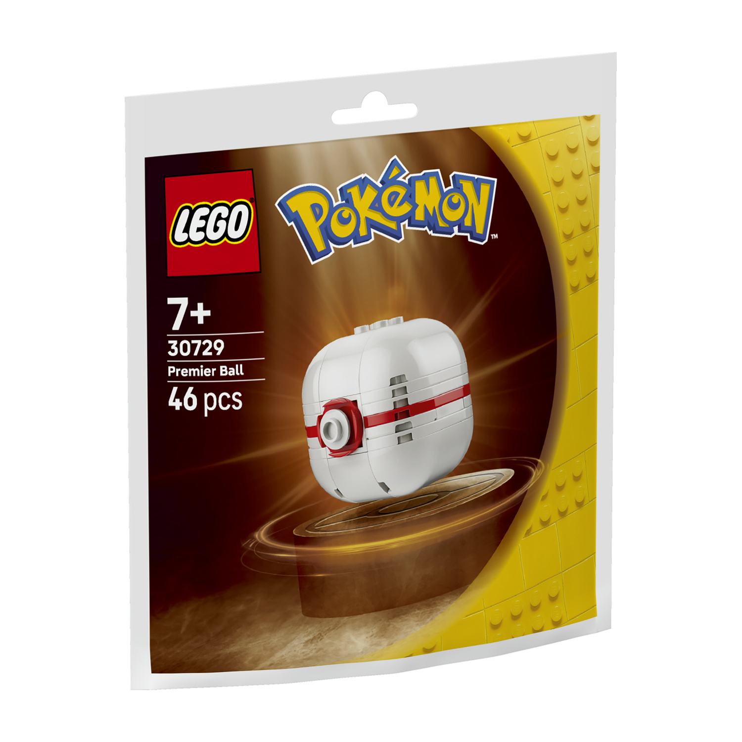 Set di costruzione LEGO Pokémon Premier Ball, 46 pezzi.