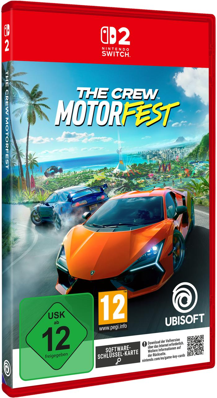 Das Cover zeigt zwei Rennwagen, einen orangen und einen blauen, auf einer tropischen Insel.