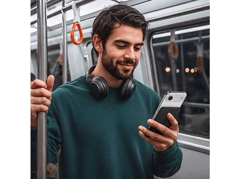 Anker Powerbank Slim Nano, 5000mAh, Magnetisch, Schwarz — Foto 4 von 5
