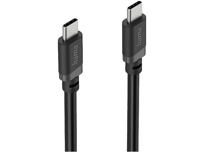 Kabel USB-C HAMA 60W 2m Czarny
