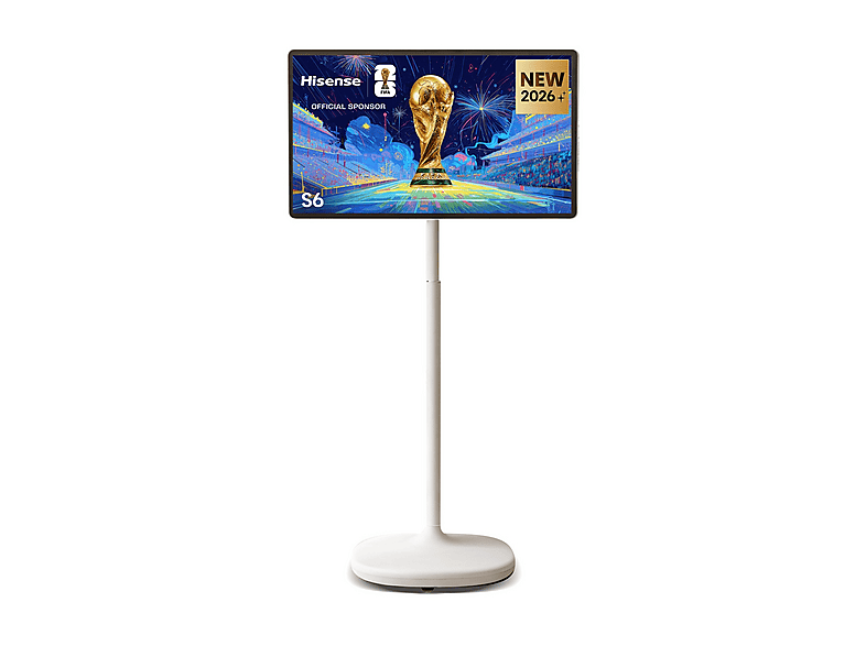 HISENSE 32S6S TV LED, SMART TV, 32 ", ELED, Processore MT8195AV, Bianco, Classe E