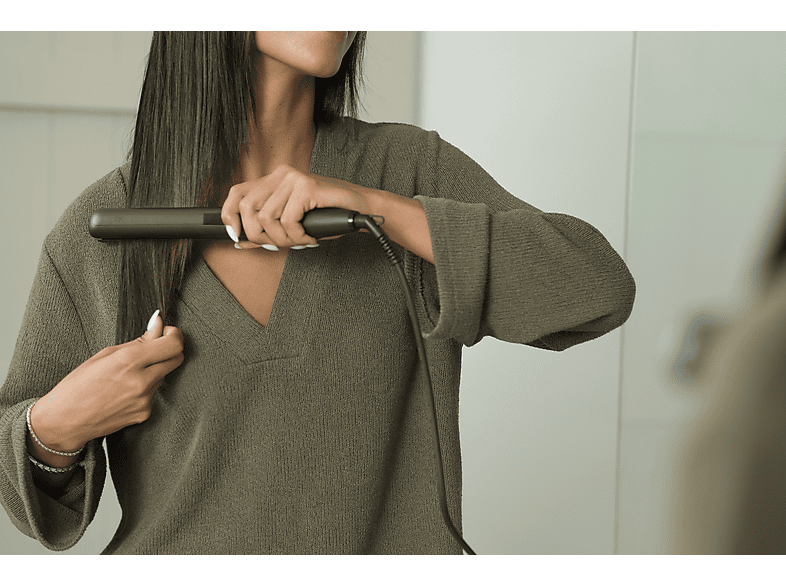 ok. OHS 2026 B Hair Straightener Haarglätter (Keramik, Temperaturstufen: nicht verstellbar, Schwarz) — Foto 4 von 5