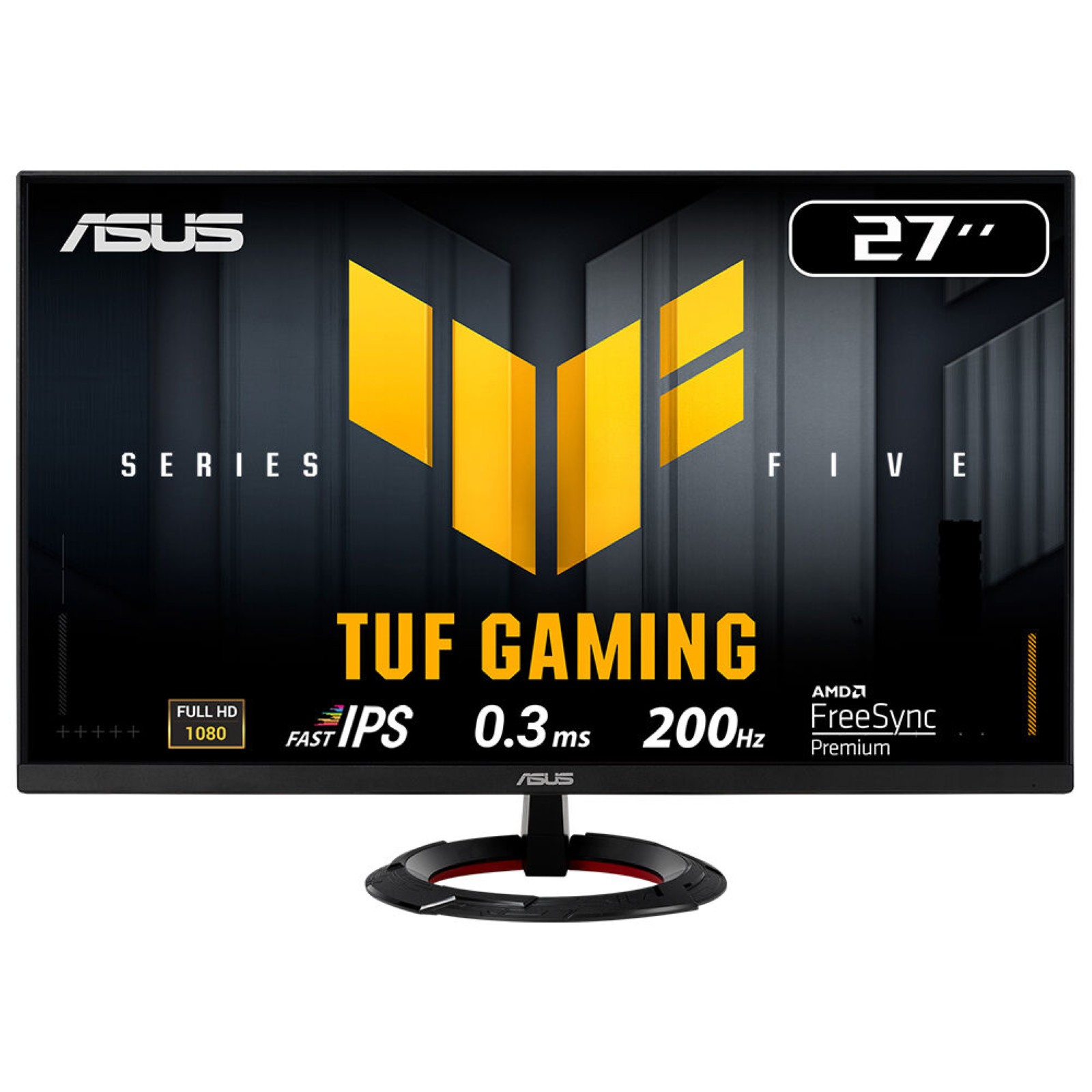 Monitor ASUS 27" TUF Gaming z Full HD, IPS, 0,3ms i 200Hz.