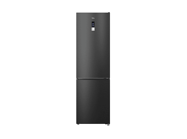 FRIGORIFERO COMBINATO TCL RP350BBD0, Capacità netta totale 350 l, Rumorosità: 39 dB(A), 3 ripiani, Dimensioni: L 59,5 cm A 201 P 60 cm, Nero, Classe D