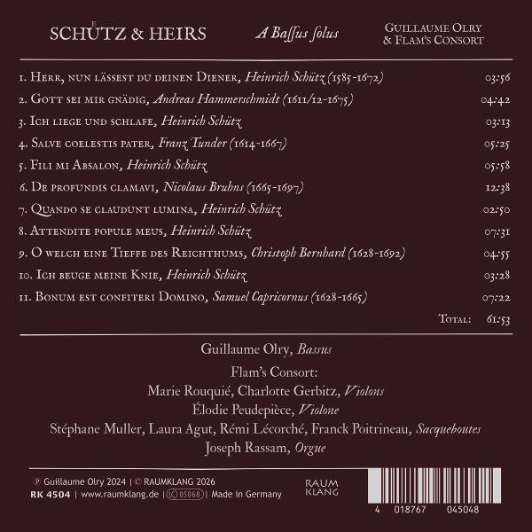 Eine Liste von Musiktiteln mit Komponisten, Titeln und Laufzeiten.