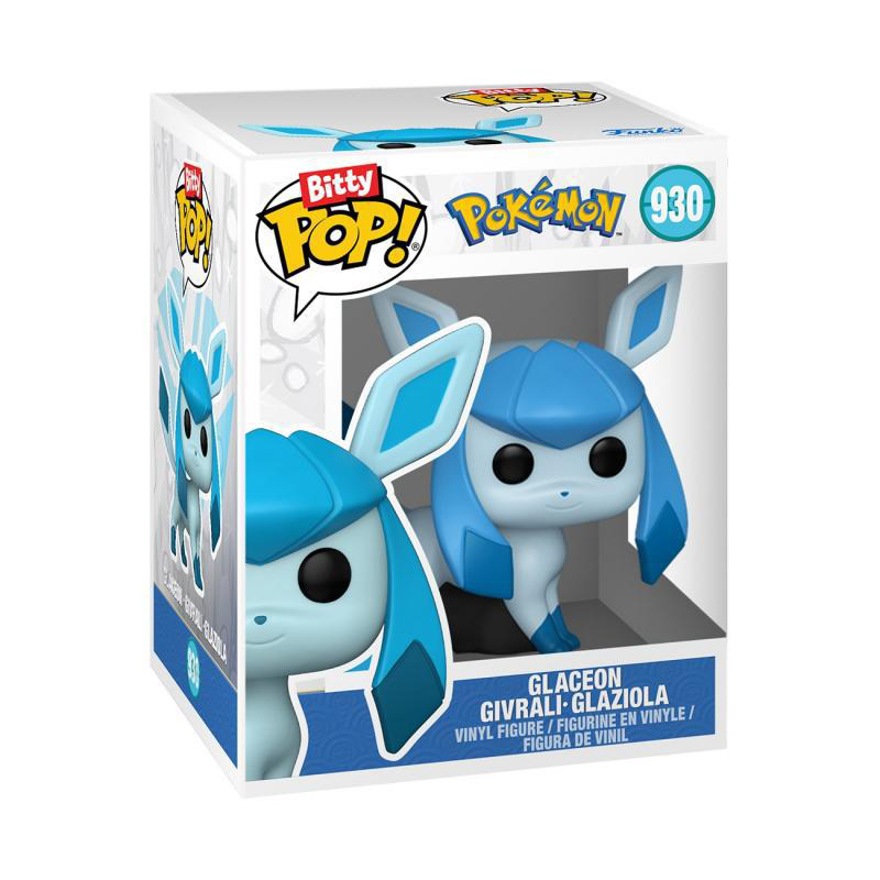 Bitty Pop! Glaceon Vinyl Figur in OVP. Pokémon 930.
