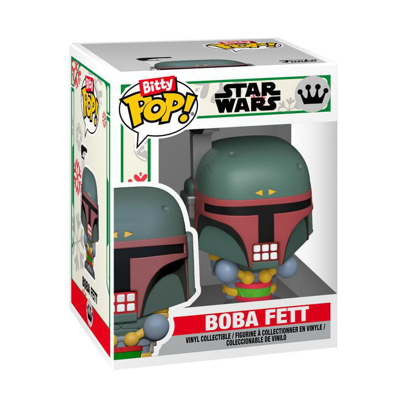 Boba Fett Funko Pop Vinyl-Figur in Verpackung.