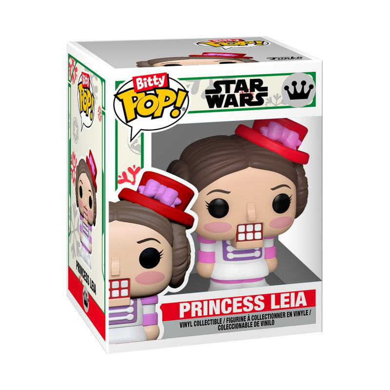 Funko Pop-Verpackung mit Prinzessin Leia als Nussknacker-Figur.
