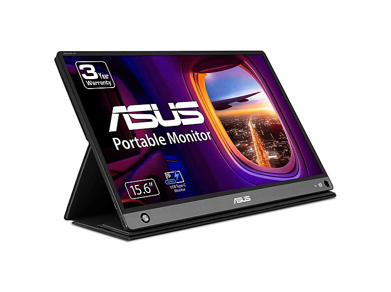 Monitor przenośny ASUS ZenScreen Go MB16AHP 15,6 FHD IPS Low Blue Light Flicker-free Czarny