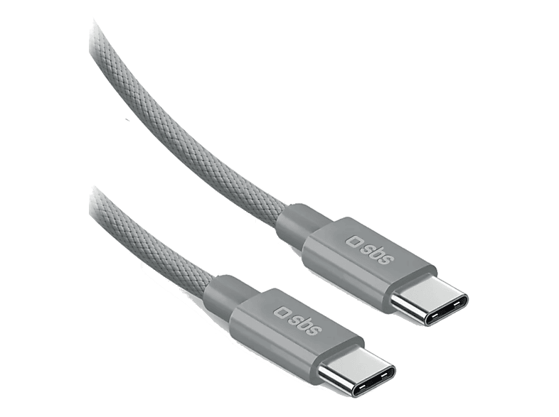 SBS USB-C do USB-C 240W 2m Szary
