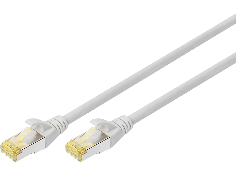 DIGITUS Cat 6A S-FTP Patchkabel, Cu, LSZH AWG 26/7, Länge 25 m, Grau; Patchkabel----Patchkabel