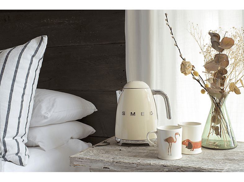 Smeg KLF03CREU, 50er Jahre Retro Style Wasserkocher (Creme, 1.7 Liter, 2400 Watt) — Foto 4 von 5