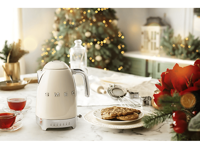 Smeg KLF03CREU, 50er Jahre Retro Style Wasserkocher (Creme, 1.7 Liter, 2400 Watt) — Foto 5 von 5
