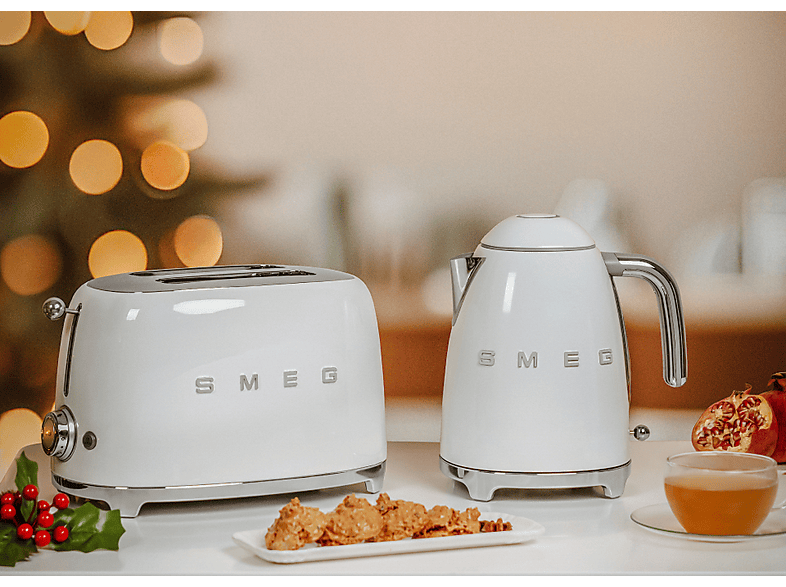 Smeg KLF03WHEU, 50er Jahre Retro Style Wasserkocher (Weiß, 1.7 Liter, 2400 Watt) — Foto 3 von 3