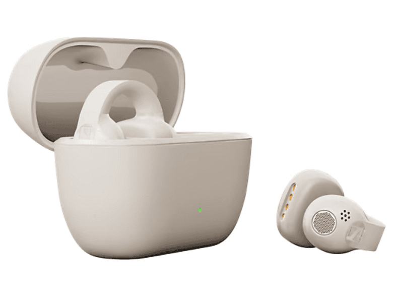 Sennheiser accentum Clip Open-Ear-Kopfhörer, Cream; True Wireless Stereo-Ohrhörer