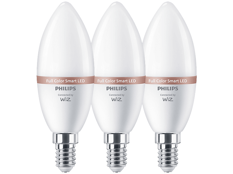 Philips Smart Lighting Ampoule Bougie 3-Pack E14