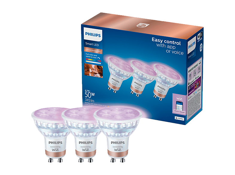 Philips Smart Lighting Spot 3-Pack GU10