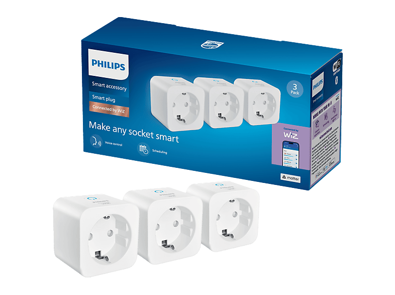 Philips Smart Lighting Prise Connectée 3-Pack