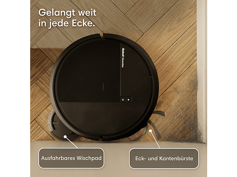 iRobot Roomba® 415 Combo + AutoWash Dock Saug- und Wischroboter (Schwarz)
