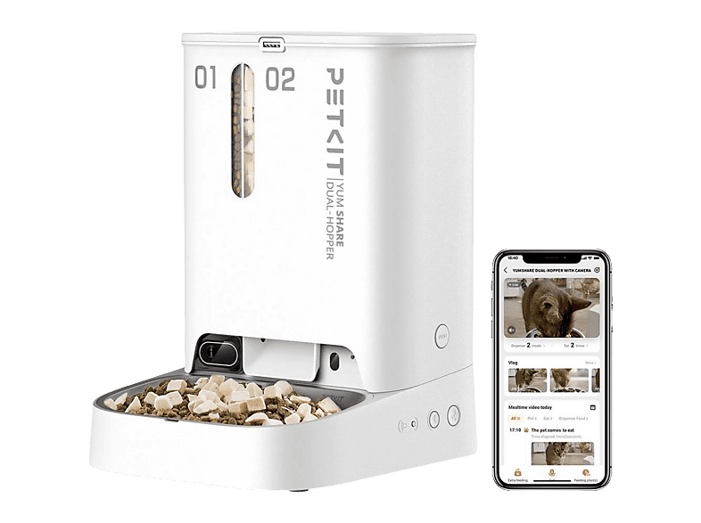 Petkit Yumshare Dual-Hopper 2 With Cam