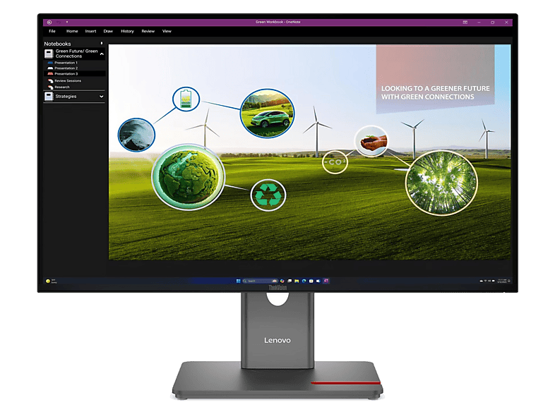 Lenovo ThinkVision P27Q-40 (64A7ZAT6EU) 27" 2K IPS 120Hz 4ms