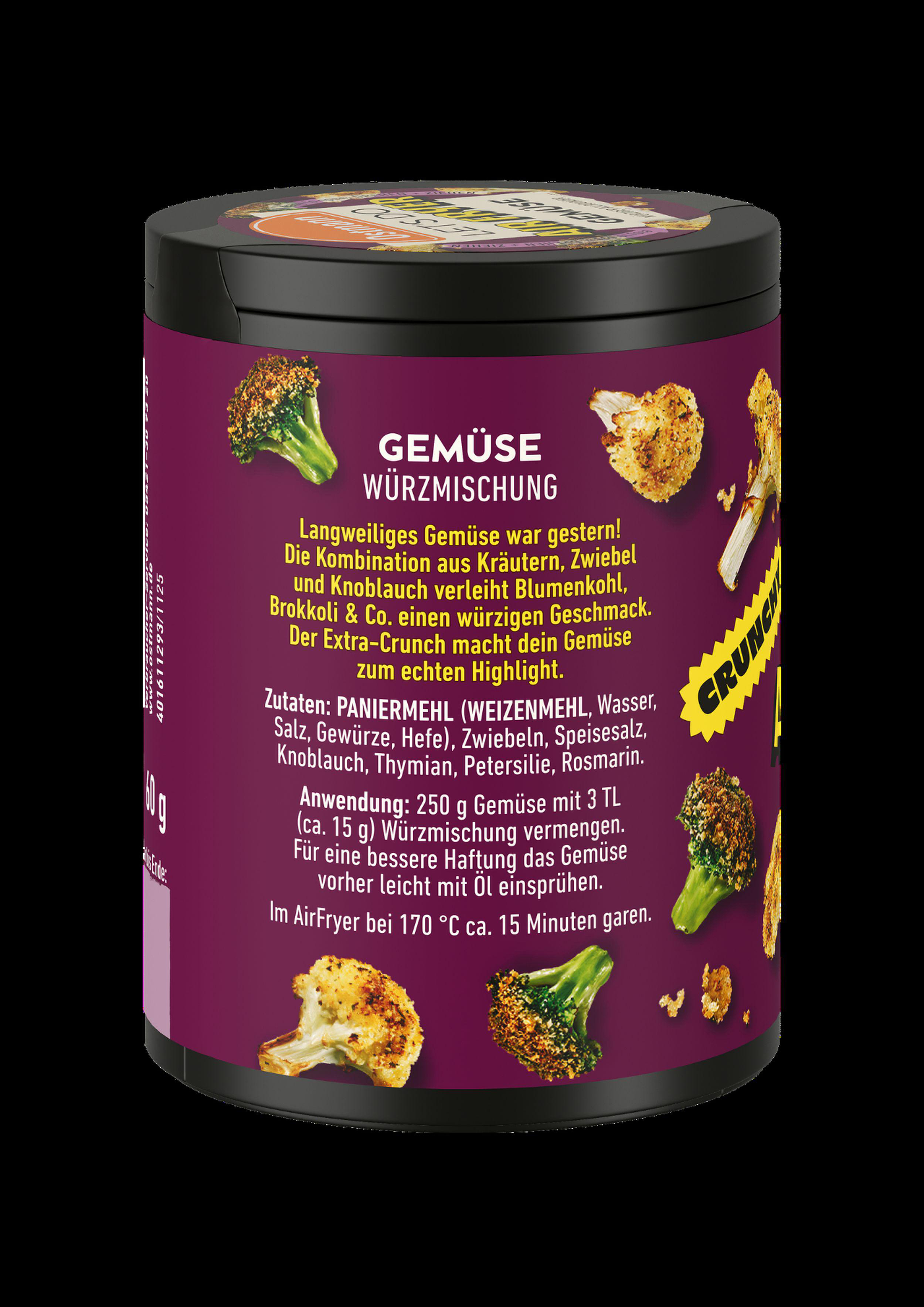 Ostmann Gemüsegewürzmischung mit Brokkoli und Blumenkohl.