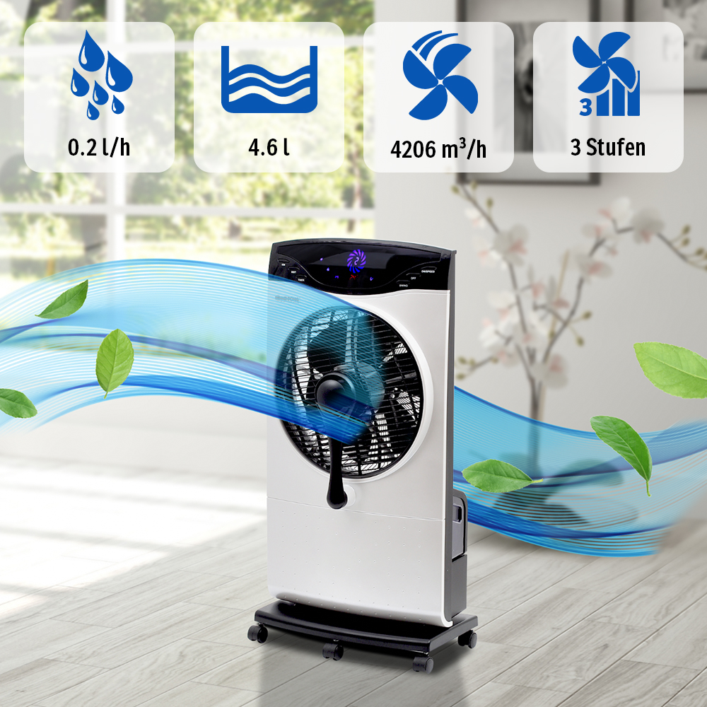 SONNENKÖNIG Air Fresh 5S Luftkühler (Schwarz)