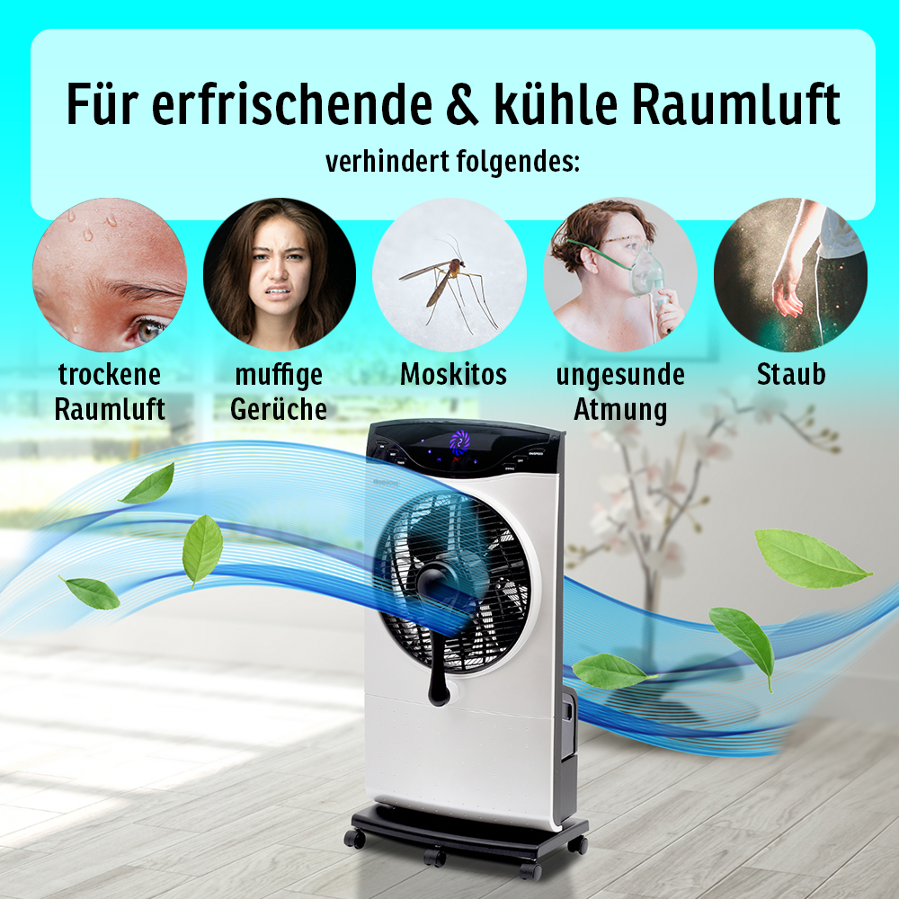 SONNENKÖNIG Air Fresh 5S Luftkühler (Schwarz)