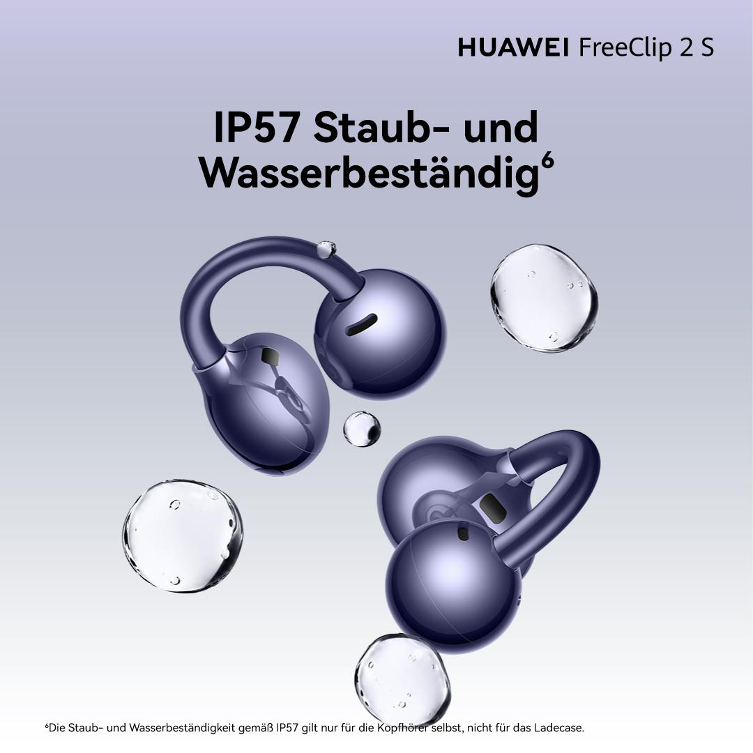 Huawei FreeClip 2 S Kopfhörer mit Wassertropfen