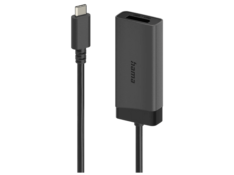 Adapter HAMA USB-C do DisplayPort HDMI 4K 60Hz Czarny