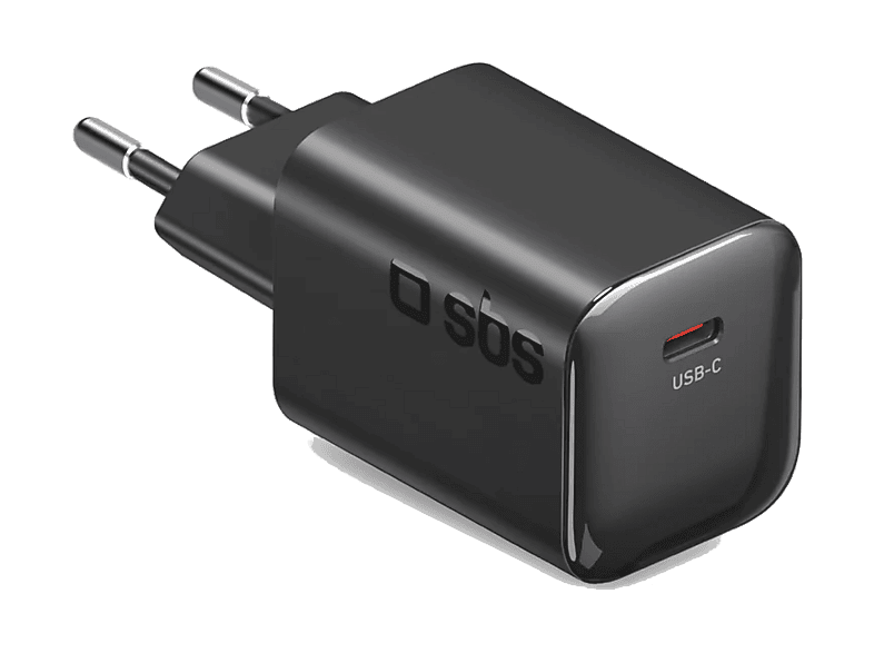 Ładowarka sieciowa SBS GaN USB-C PD 3.0 PPS 65W Czarny