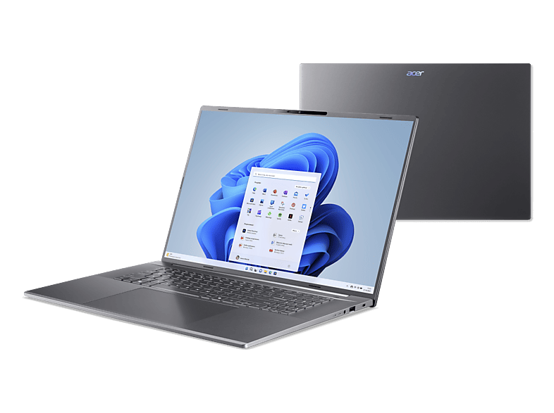 Laptop ACER Aspire 18 AI A18-I71M WUXGA / Intel® Core™ Ultra 7 355 16 GB RAM 512 SSD Onboard Graphics Windows 11 Home Szary