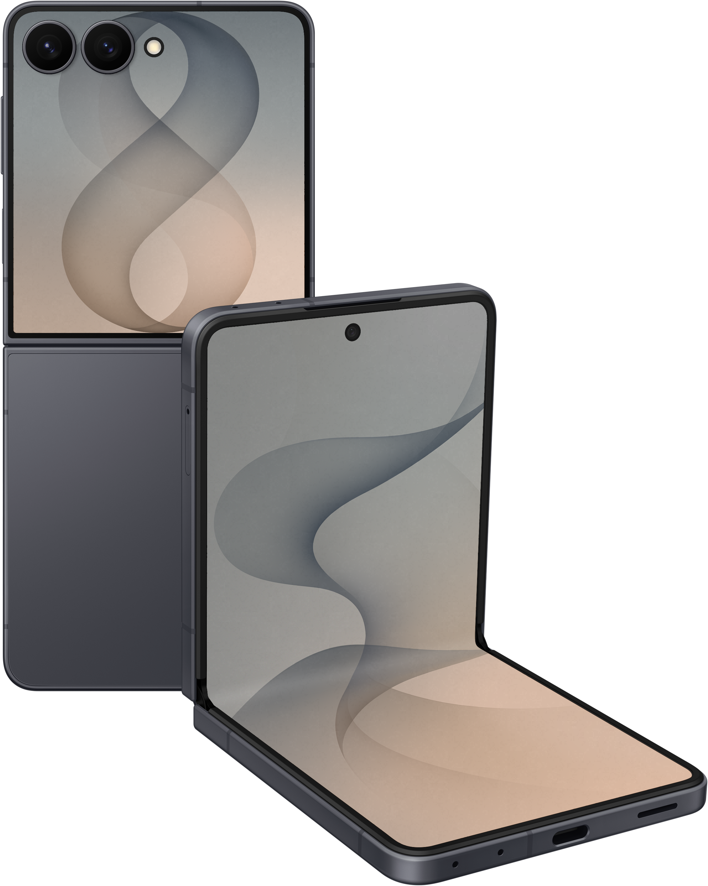 SAMSUNG Galaxy Z Flip8 12/256 GB Grafit Kártyafüggetlen Okostelefon