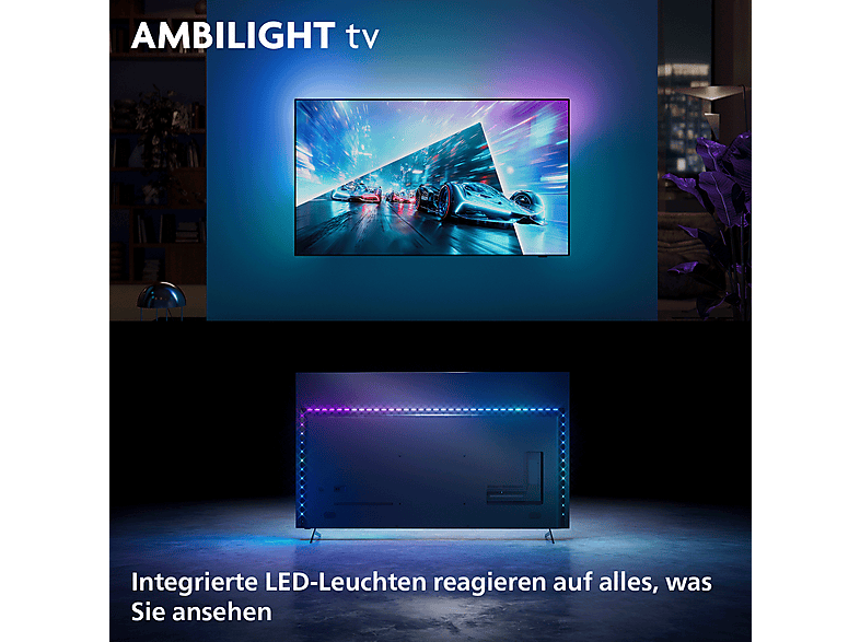 Philips 65OLED761/12 (2026) 65 Zoll OLED 4K Ambilight TV; OLED TV — Foto 2 von 5