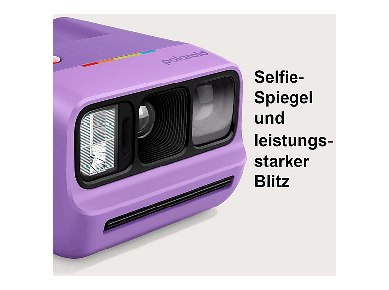 Polaroid Go Generation 3, Sofortbildkamera, Violett — Foto 4 von 5