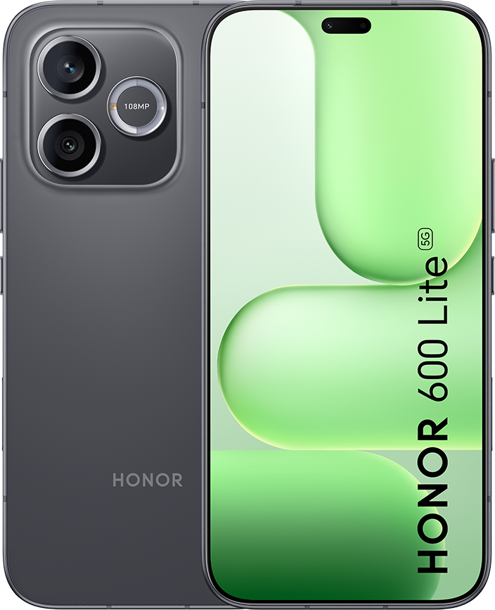 HONOR 600 LITE 5G 8/128 GB DualSIM Fekete Kártyafüggetlen Okostelefon
