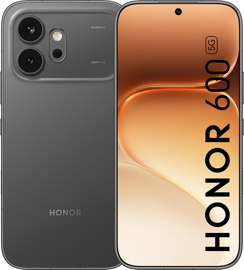 HONOR 600 5G 8/256 GB Fekete DualSIM Kártyafüggetlen Okostelefon