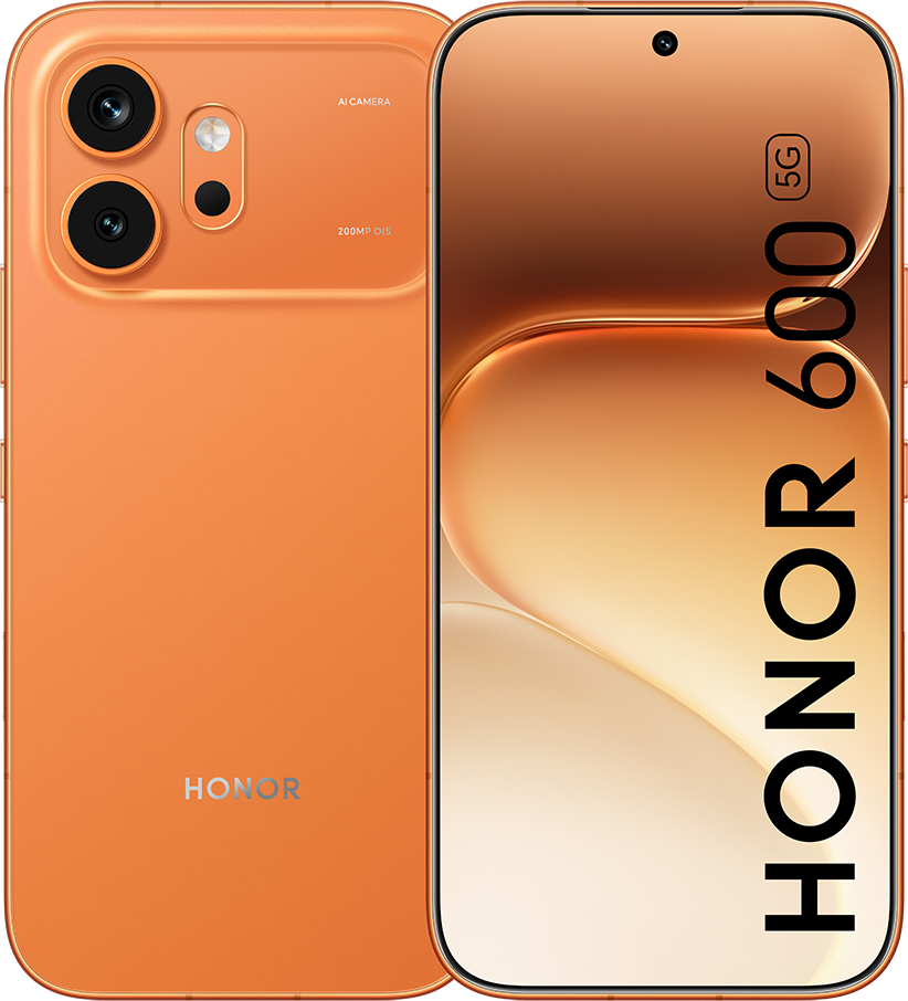 HONOR 600 5G 8/256 GB Narancssárga DualSIM Kártyafüggetlen Okostelefon