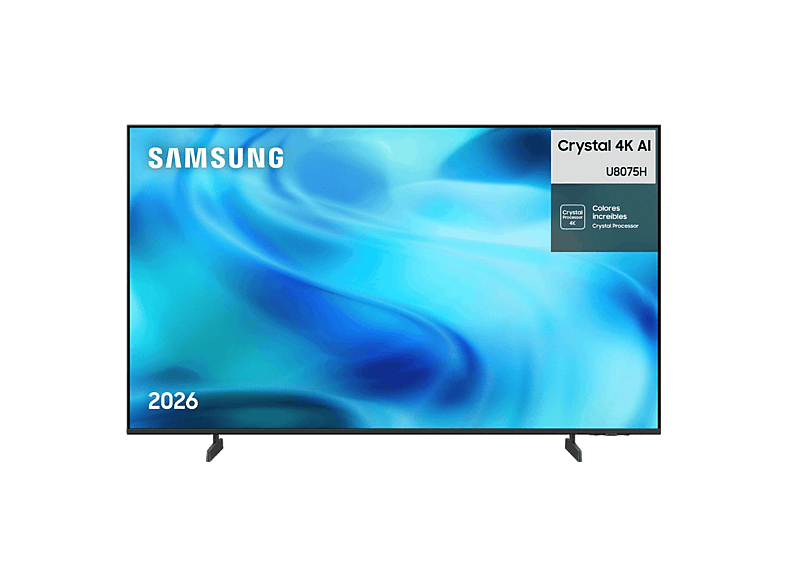 Samsung TU85U8075HUXXC, UHD 4K, Crystal Processor Smart TV, Wifi, Negro