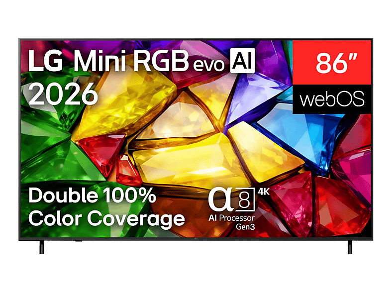 LG 86MRGB87B9B TV (Flat, 86 / 217 cm, UHD 4K, Smart TV, webOS)