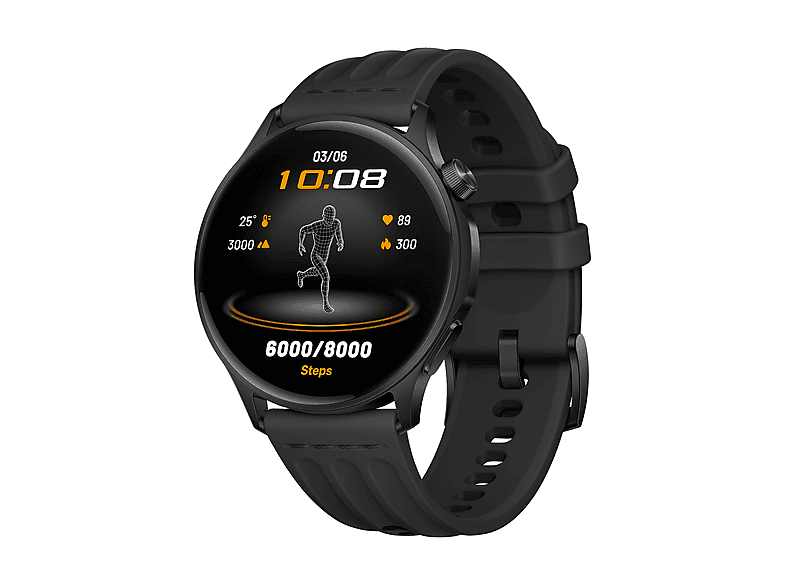 SMARTWATCH OPPO Watch S, Display da 1,46 ", Touchscreen, 4 GB, Bluetooth 5.2, Modulo GPS integrato, Waterproof, Phantom Black